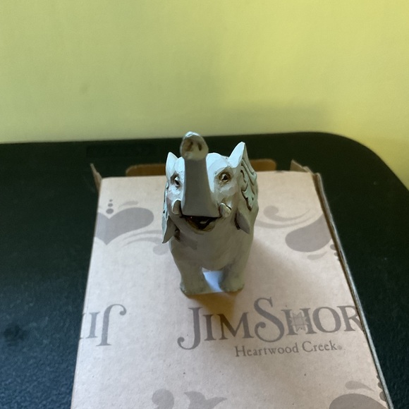 NIB Jim Shore Elephant Raised Trunk Figurine Heartwood Creek - Picture 6 of 10